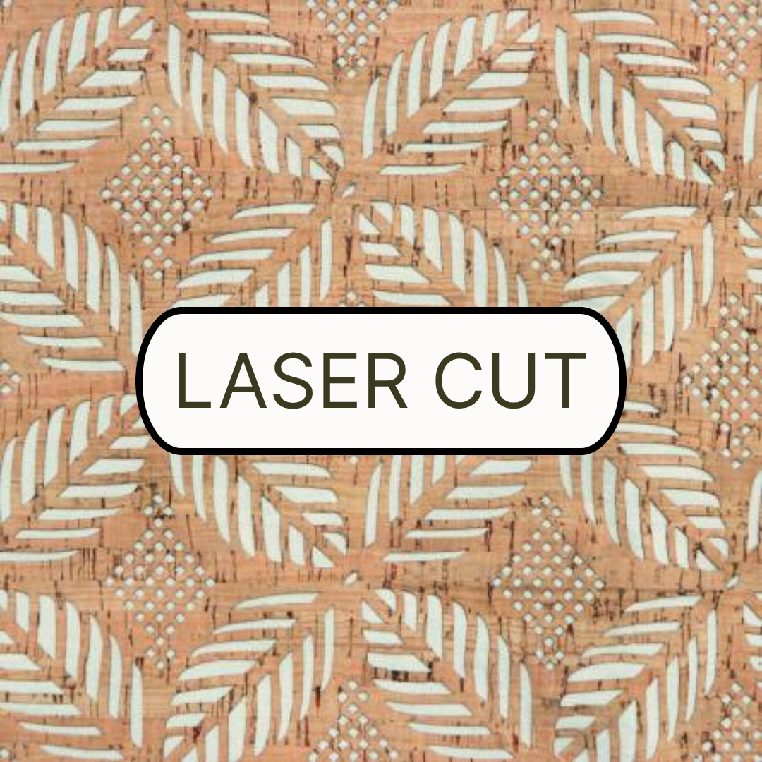 Ivonita Cork Crossbody Bag - Laser Cut Leaf