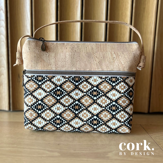 Victoria Cork Crossbody Bag - Tribal