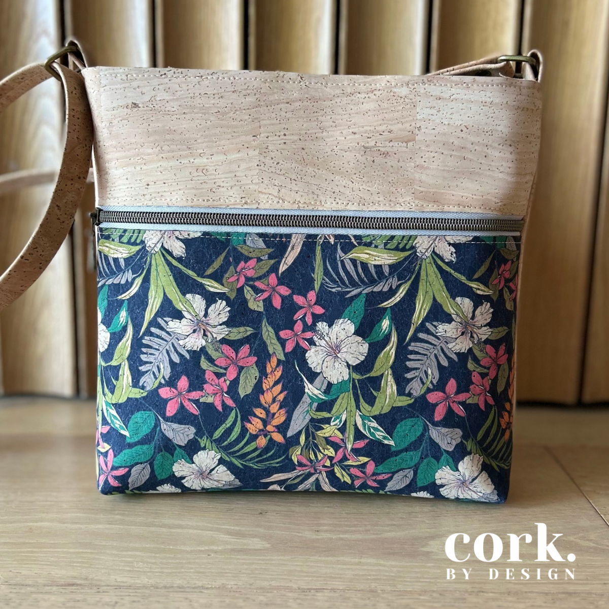 Maria Cork Shoulder Bag - Midnight