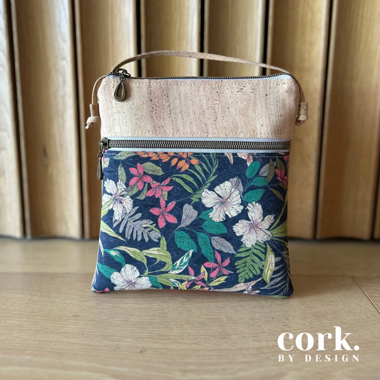 Sabrina Cork Crossbody Bag - Midnight