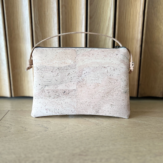 Ivonita Cork Crossbody Bag - Chevron