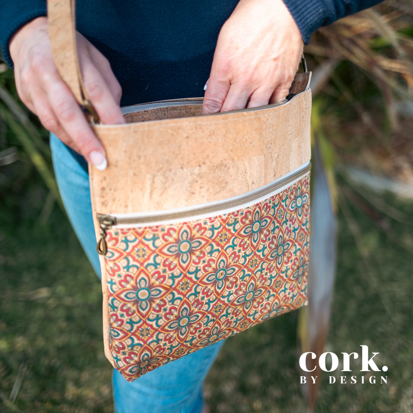 Maria Cork Shoulder Bag - Majorca