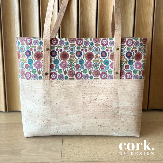 Guida Cork Tote Bag - Geo