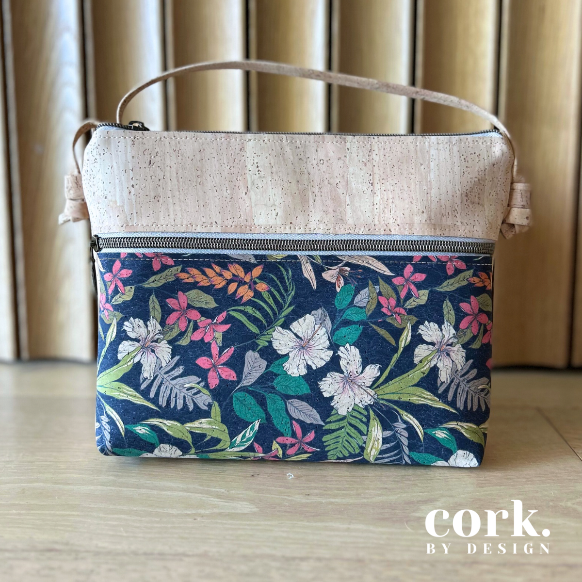 Victoria Cork Crossbody Bag - Midnight