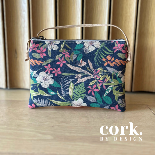 Ivonita Cork Crossbody Bag - Midnight