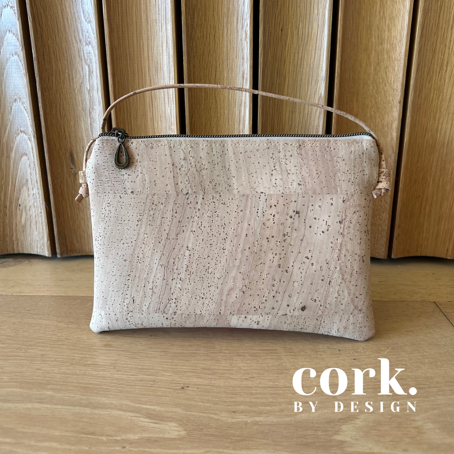 Ivonita Cork Crossbody Bag - Natural