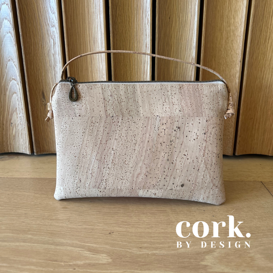 Ivonita Cork Crossbody Bag - Natural