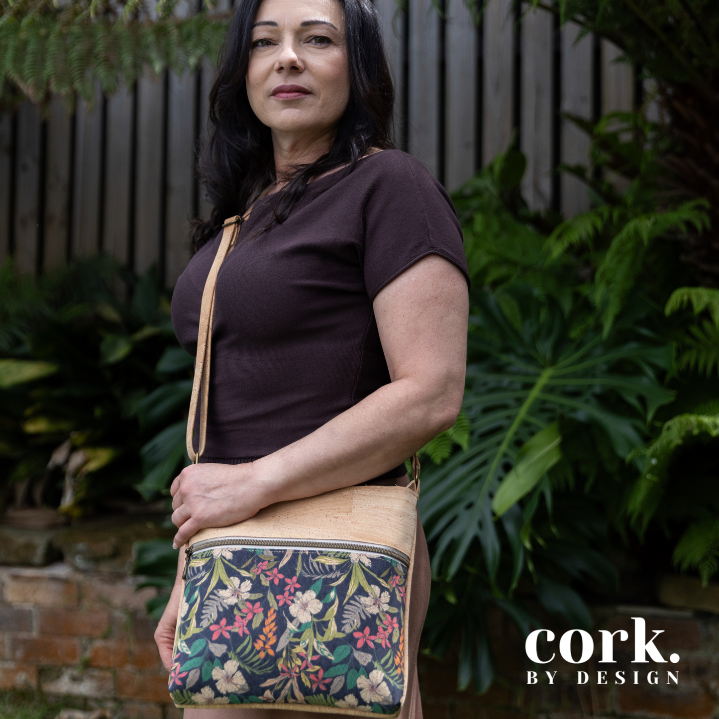 Maria Cork Shoulder Bag - Midnight