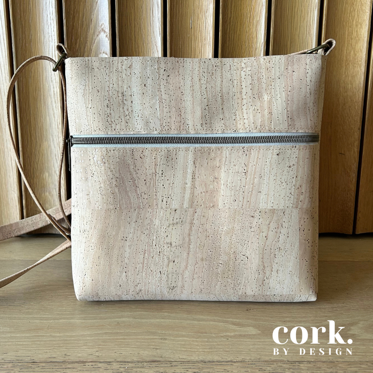 Maria Cork Shoulder Bag - Natural