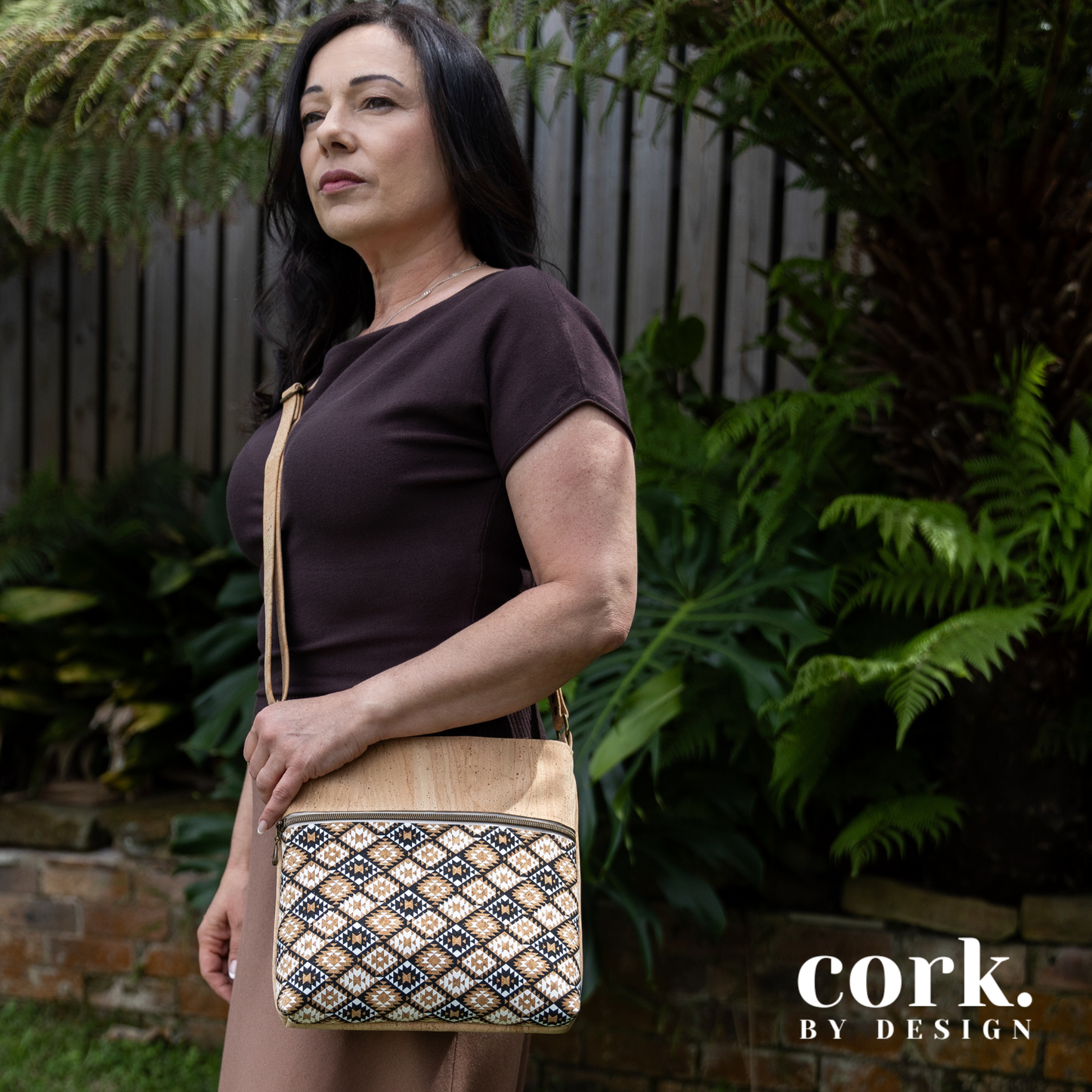 Maria Cork Shoulder Bag - Tribal
