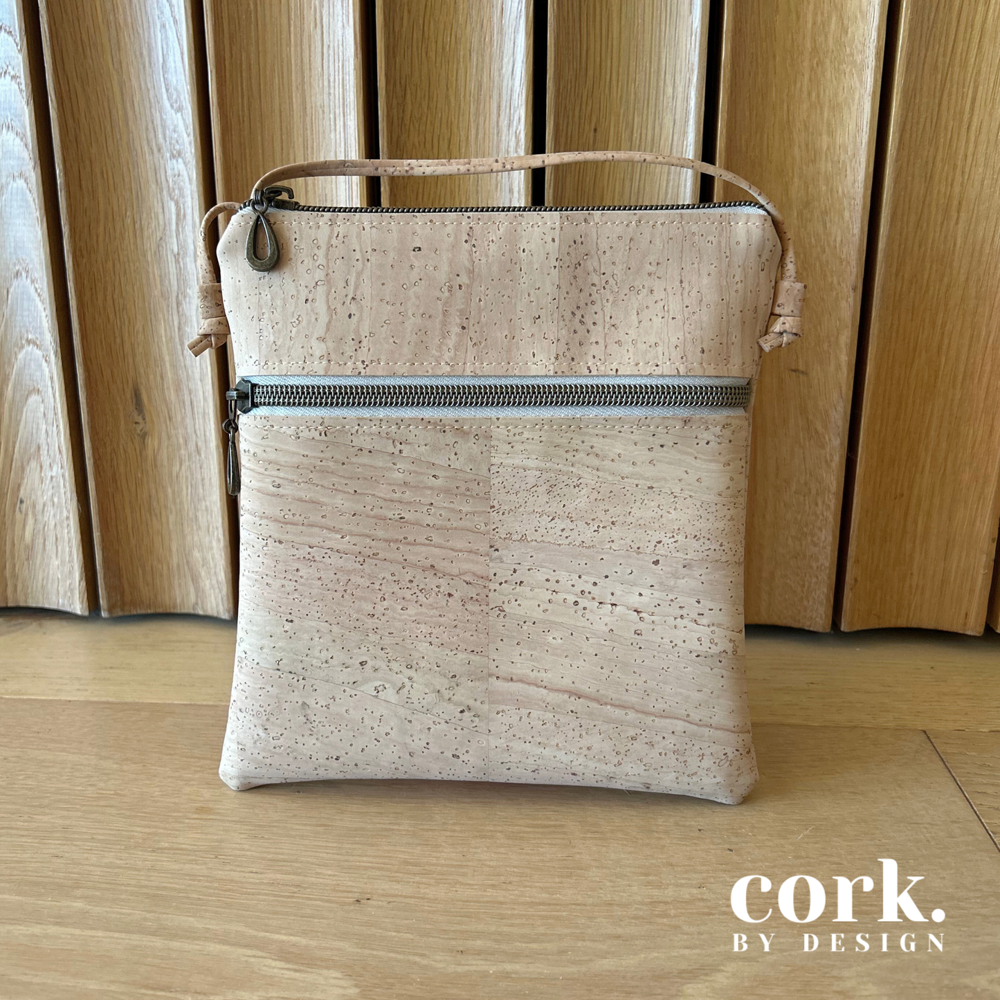 Sabrina Cork Crossbody Bag - Natural